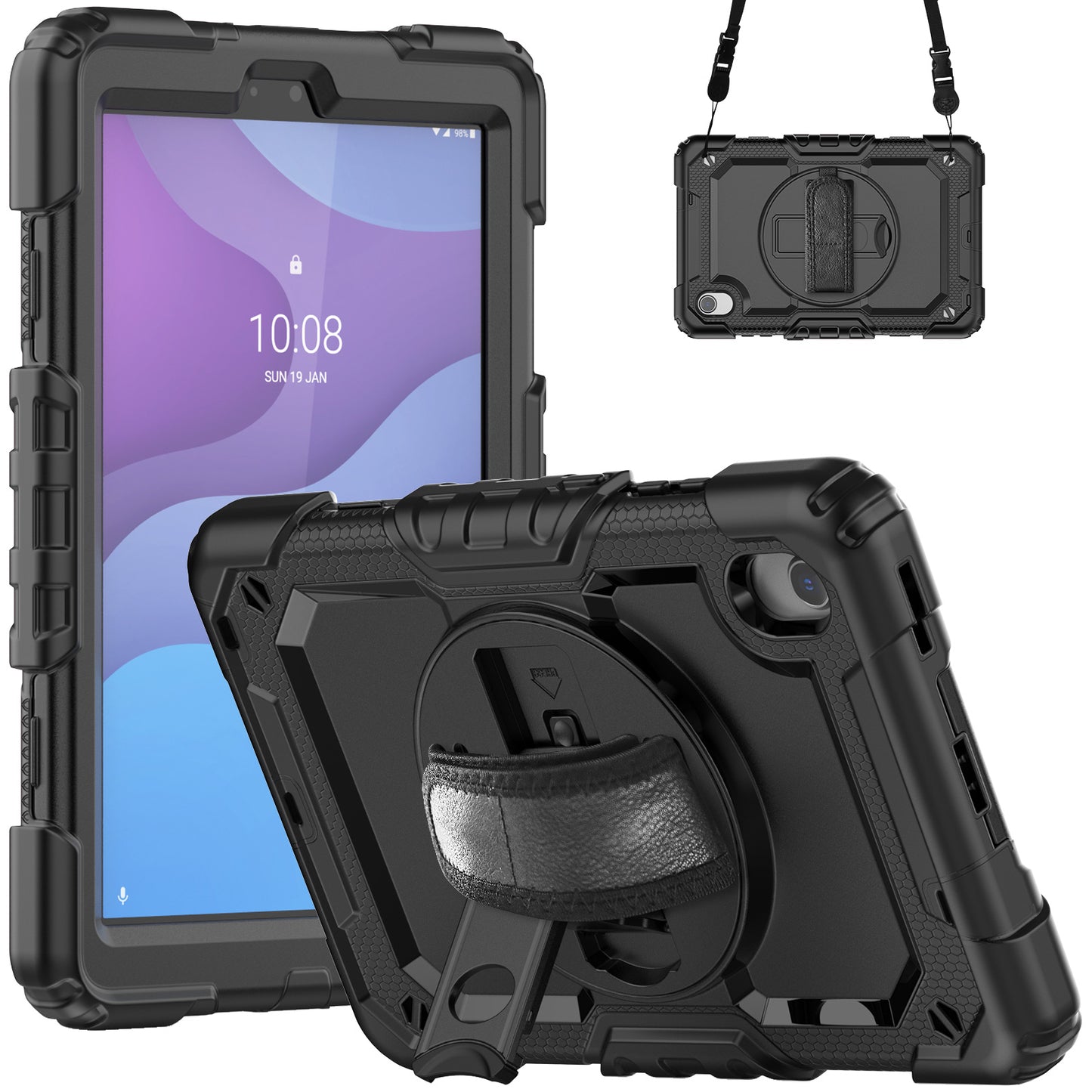 HUIXIANG Tough Strap Lenovo Tab M8 (2022) Case