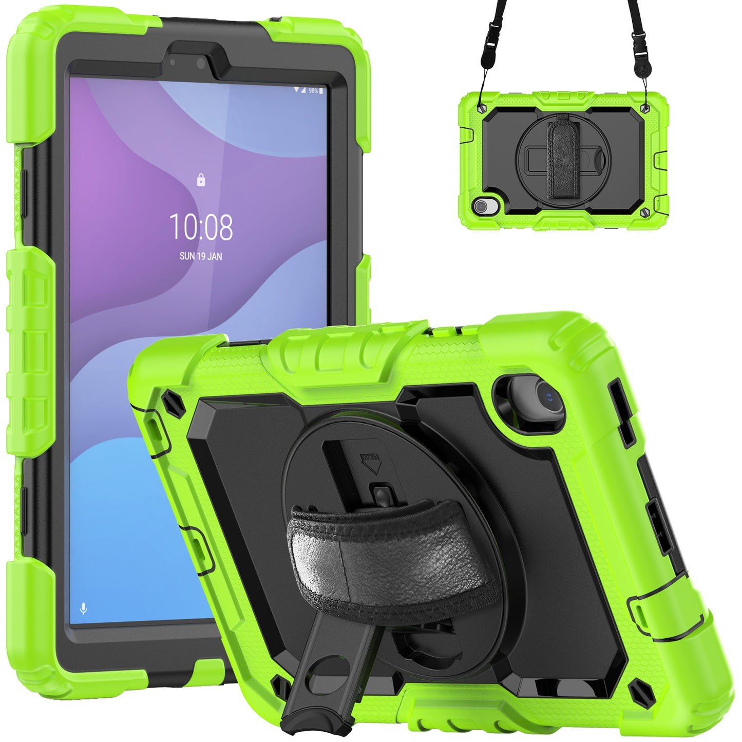 HUIXIANG Tough Strap Lenovo Tab M8 (2022) Case