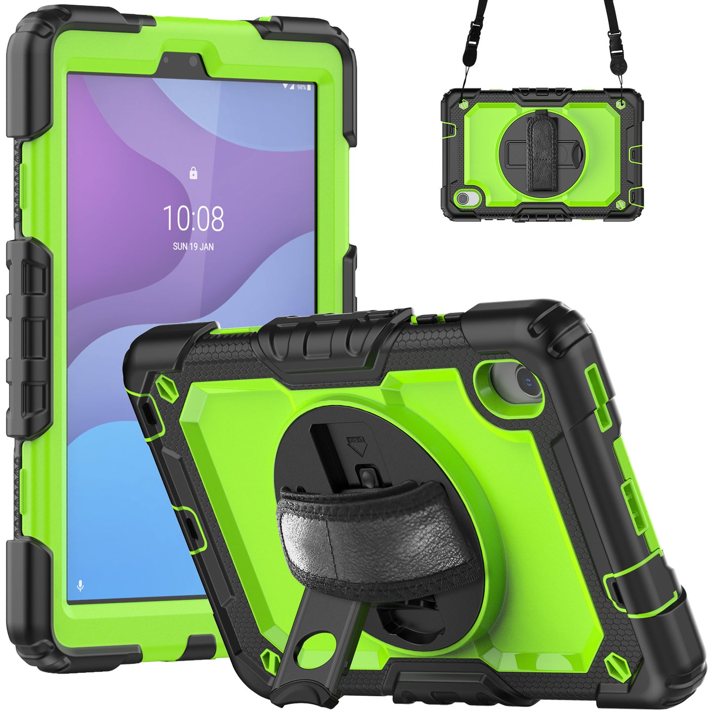 HUIXIANG Tough Strap Lenovo Tab M8 (2022) Case