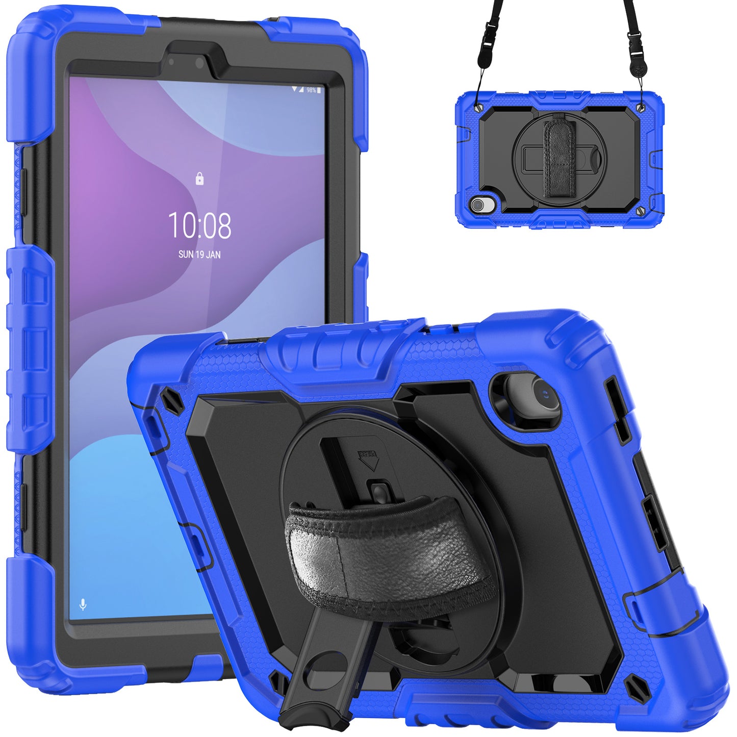 HUIXIANG Tough Strap Lenovo Tab M8 (2022) Case