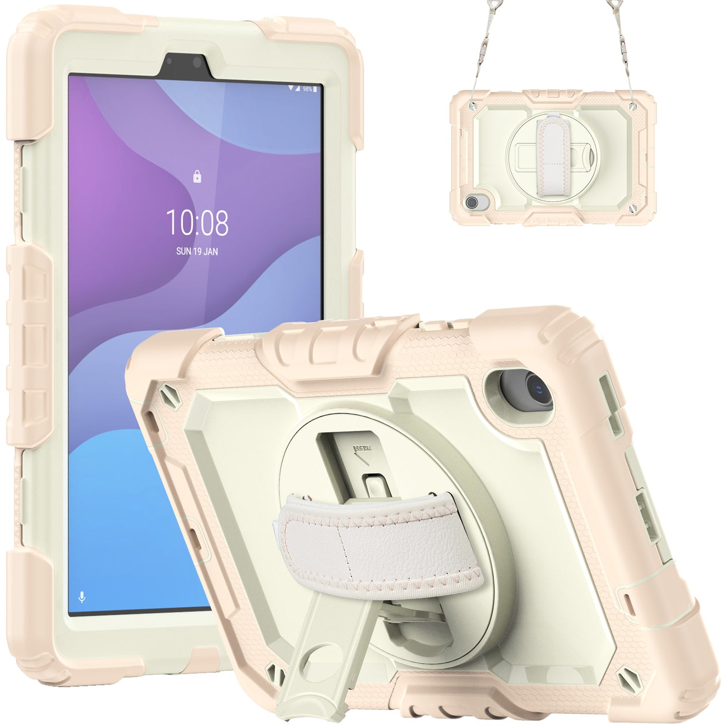 HUIXIANG Tough Strap Lenovo Tab M8 (2022) Case