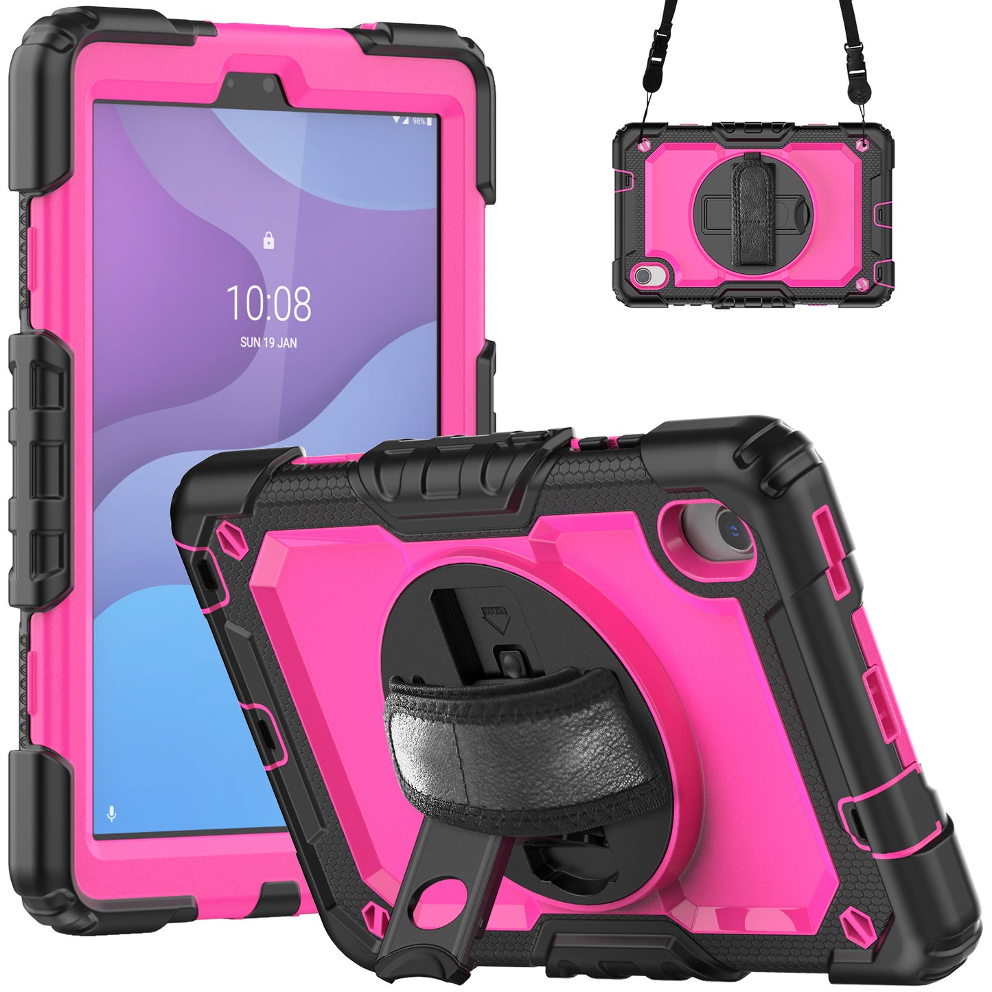 HUIXIANG Tough Strap Lenovo Tab M8 (2022) Case