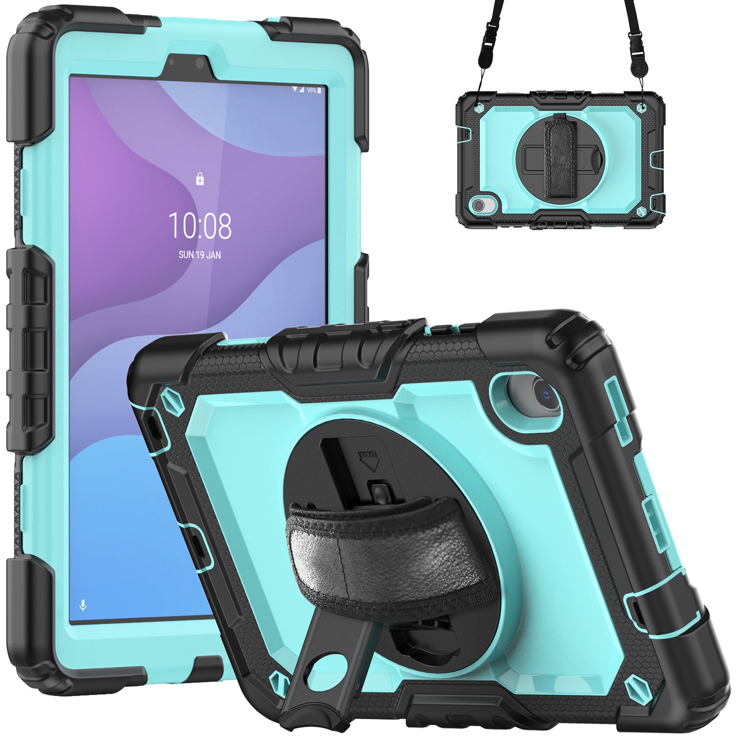 HUIXIANG Tough Strap Lenovo Tab M8 (2022) Case