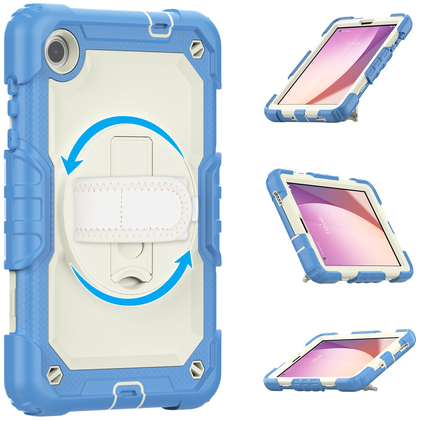 HUIXIANG Tough Strap Lenovo Tab M8 (2023) Case