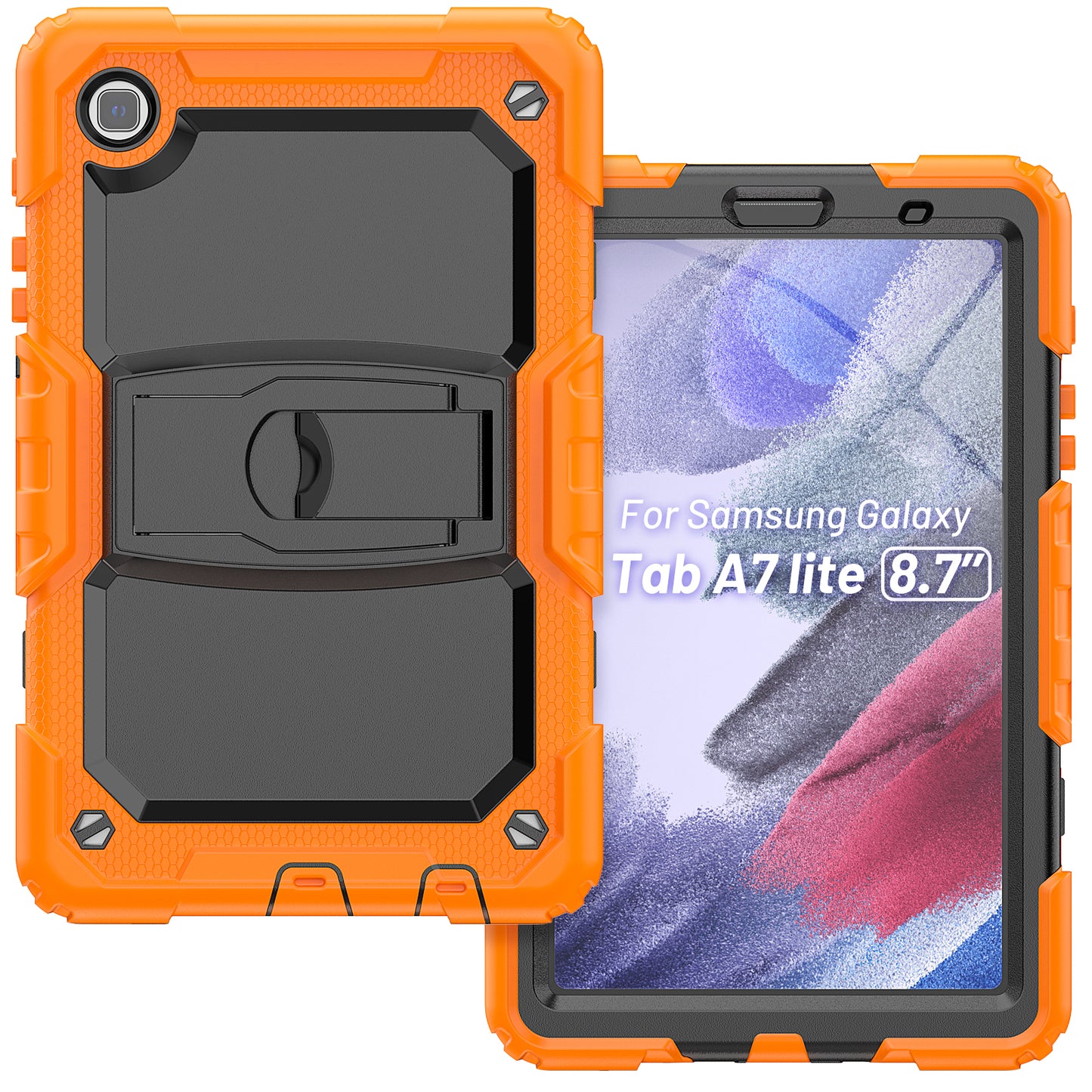 HUIXIANG Kickstand Lanyard Strap Galaxy Tab A7 Lite Case