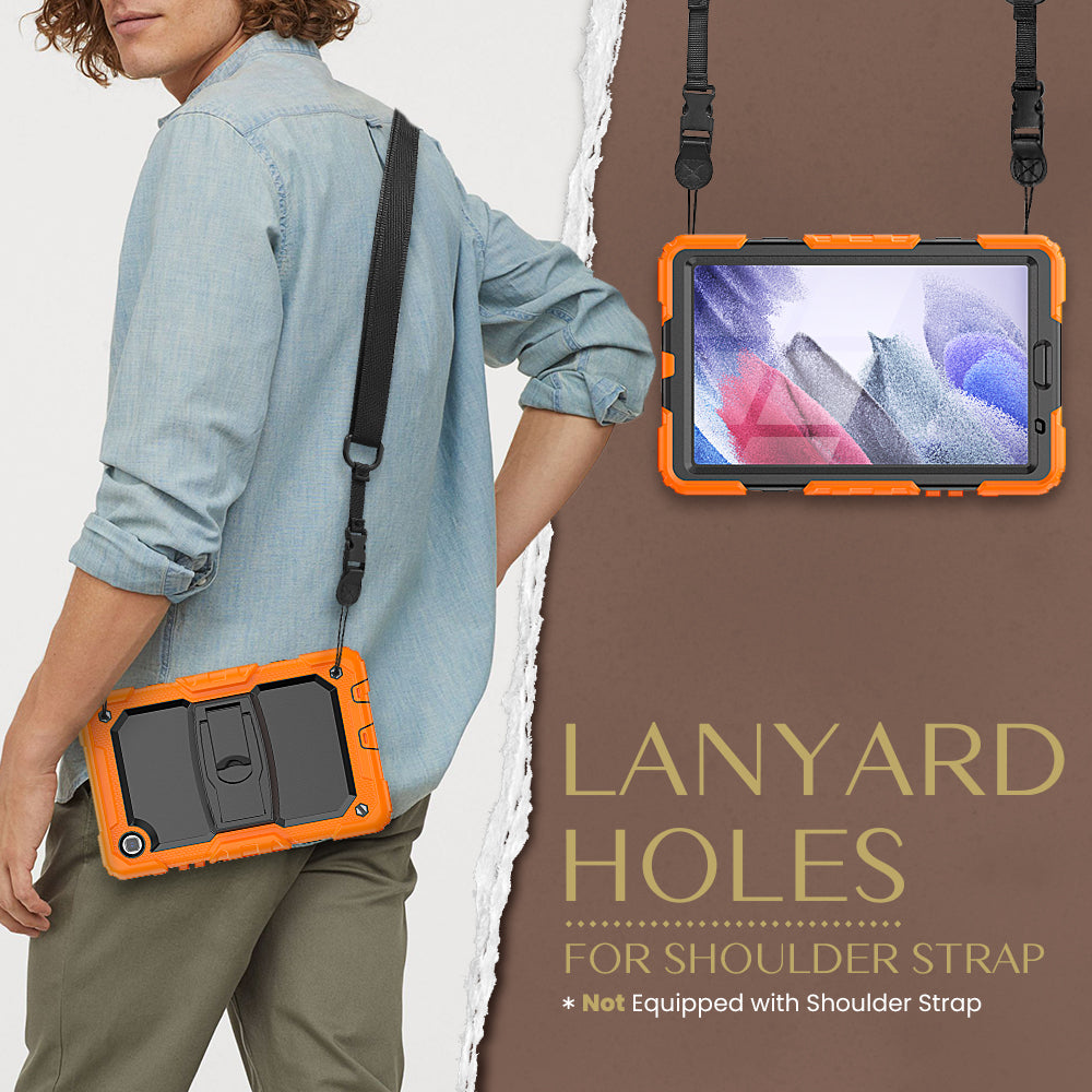 HUIXIANG Kickstand Lanyard Strap Galaxy Tab A7 Lite Case