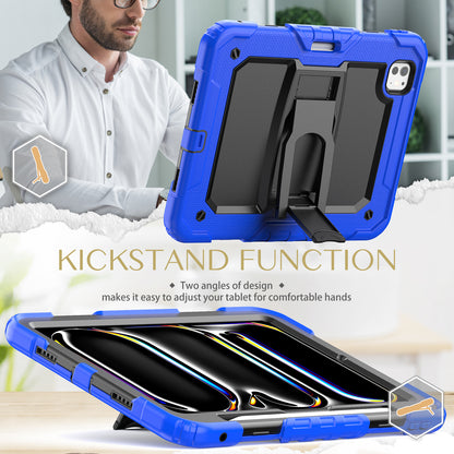 HUIXIANG Kickstand Lanyard Strap iPad Pro 11 2024 Case