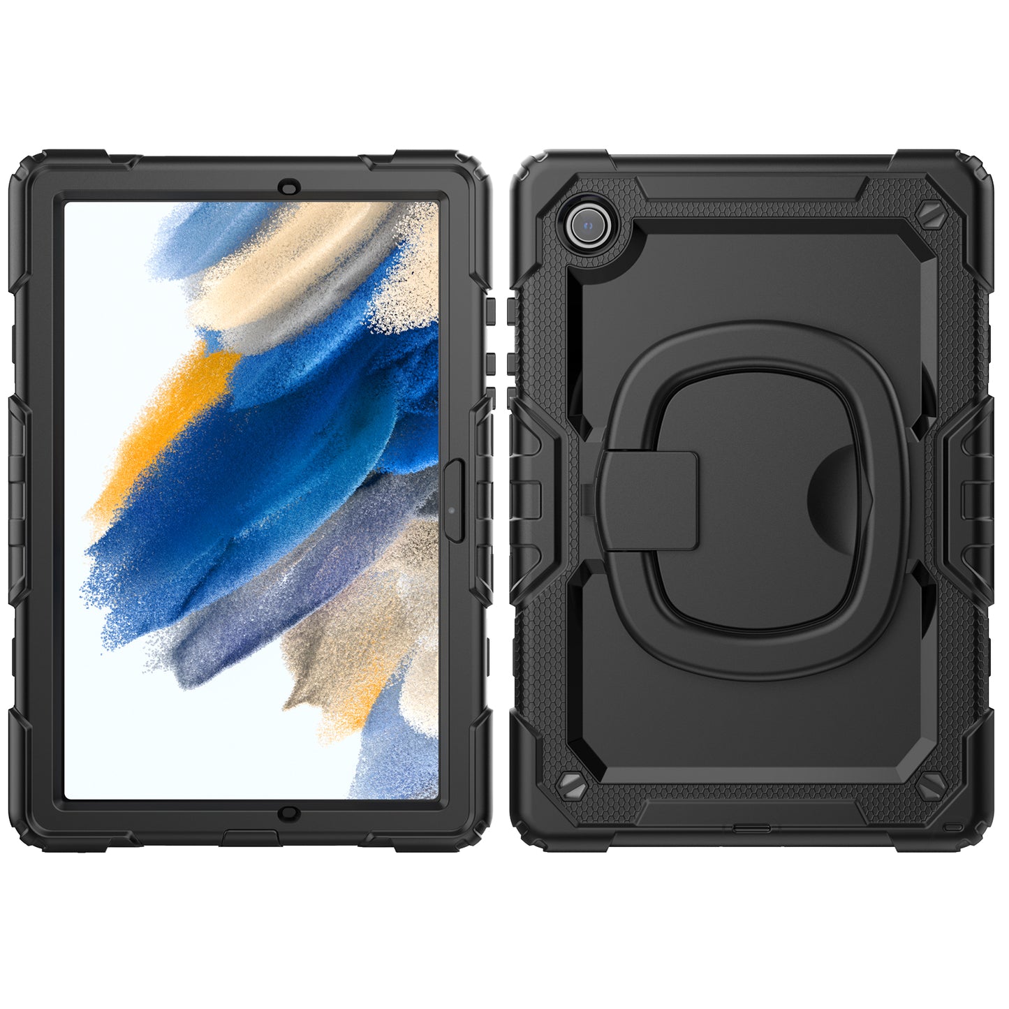 SHELLBOX Tough Handle Grip Hook Galaxy Tab A8 Case