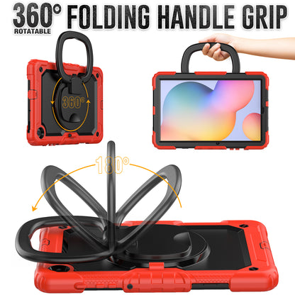 SHELLBOX Tough Handle Grip Hook Galaxy Tab S6 Lite Case