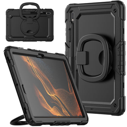 SHELLBOX Tough Handle Grip Hook Galaxy Tab S7 Plus Case