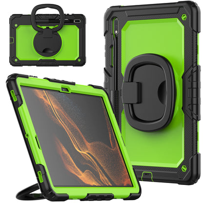 SHELLBOX Tough Handle Grip Hook Galaxy Tab S7 Plus Case