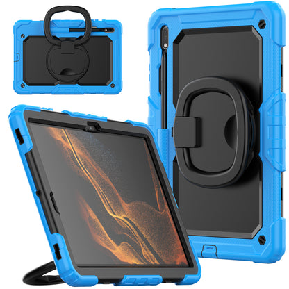 SHELLBOX Tough Handle Grip Hook Galaxy Tab S7 Plus Case