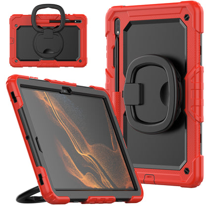 SHELLBOX Tough Handle Grip Hook Galaxy Tab S7 Plus Case