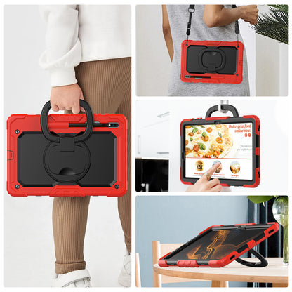 SHELLBOX Tough Handle Grip Hook Galaxy Tab S7 Plus Case