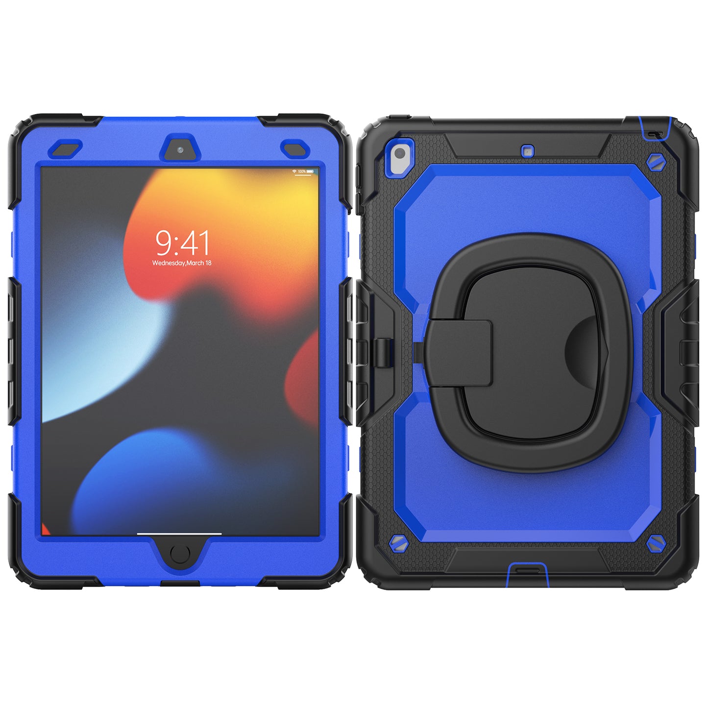 SHELLBOX Tough Handle Grip Hook iPad 8 Case