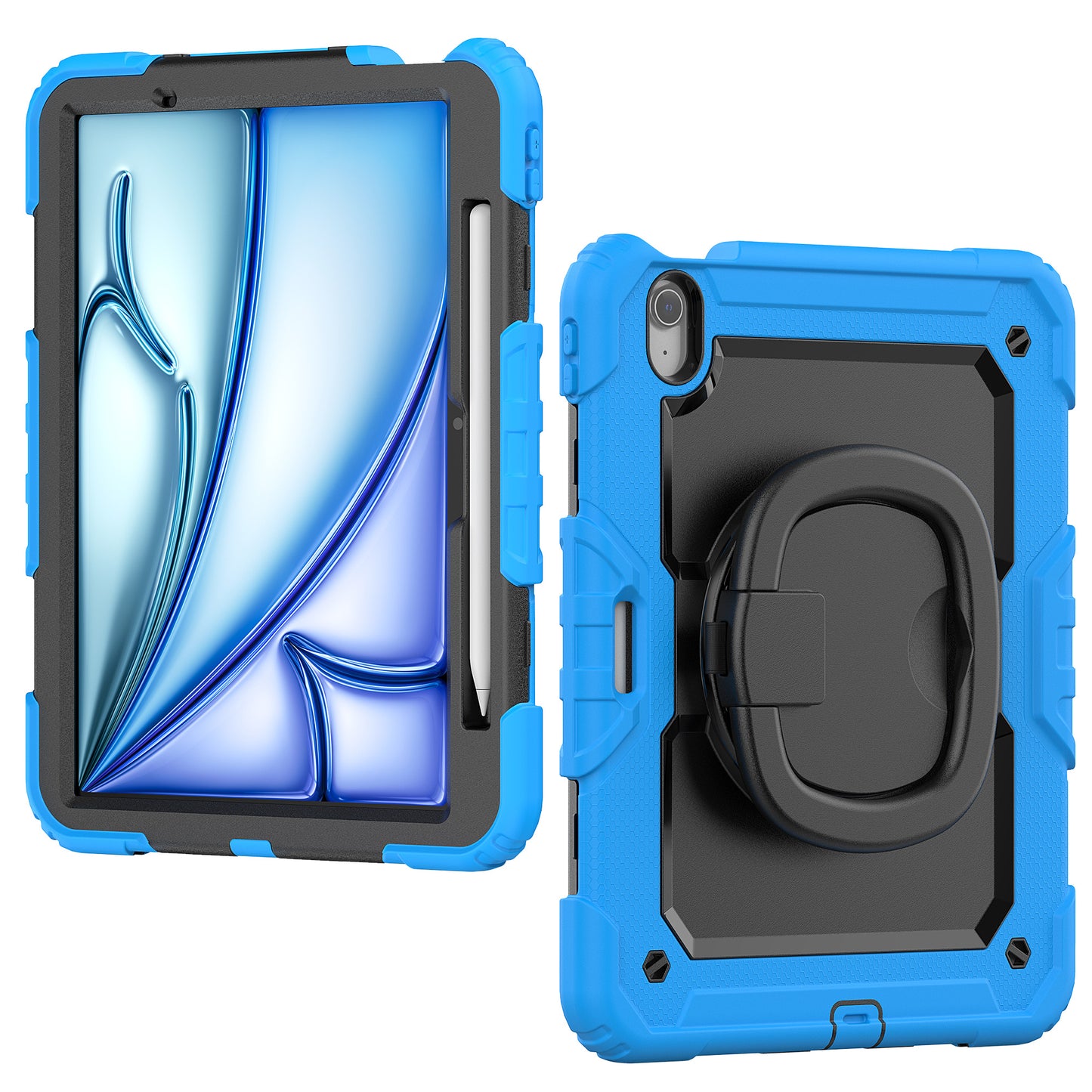 SHELLBOX Tough Handle Grip Hook iPad Air 11 Case