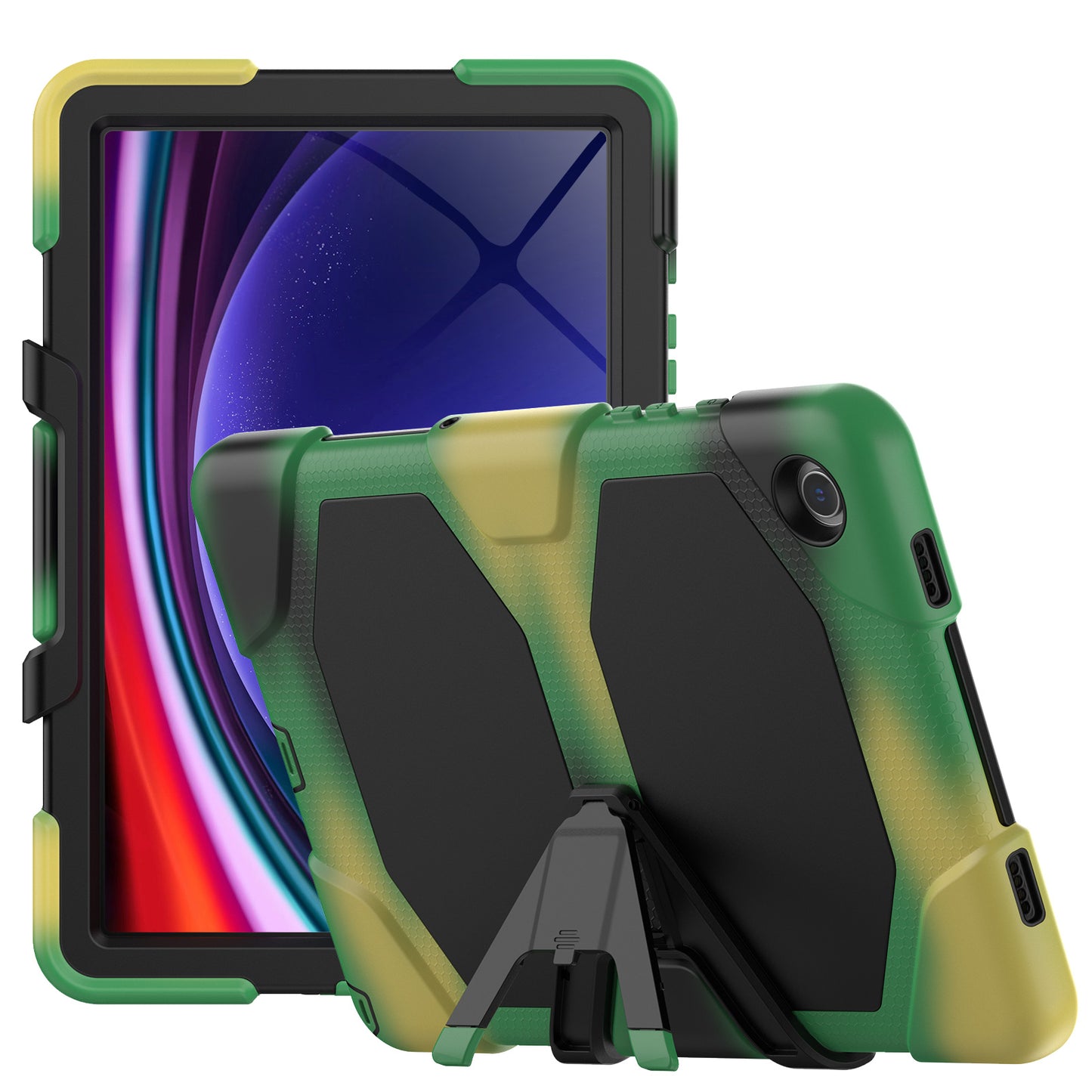 HUIXIANG Tough Box Galaxy Tab A9 Plus Case Built-in Screen Protector