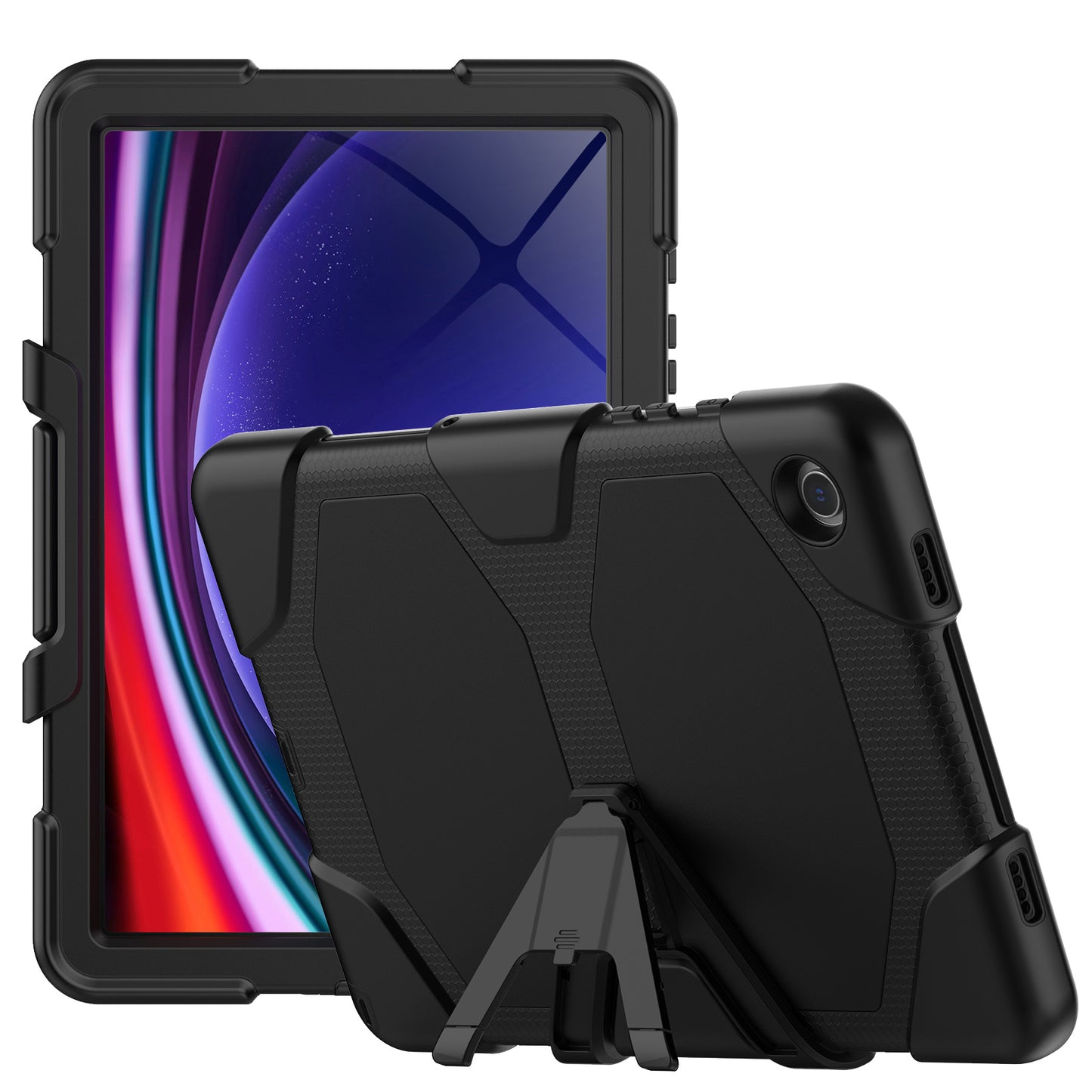 HUIXIANG Tough Box Galaxy Tab A9 Plus Case Built-in Screen Protector