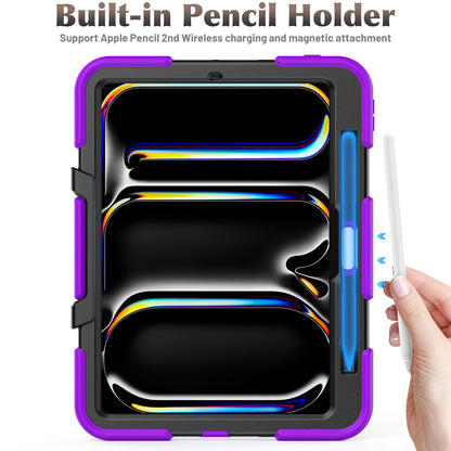 HUIXIANG Tough Box iPad Pro 11 2024 Case Built-in Screen Protector