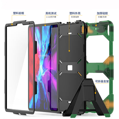 HUIXIANG Tough Box iPad Pro 12.9 2020 Case Built-in Screen Protector