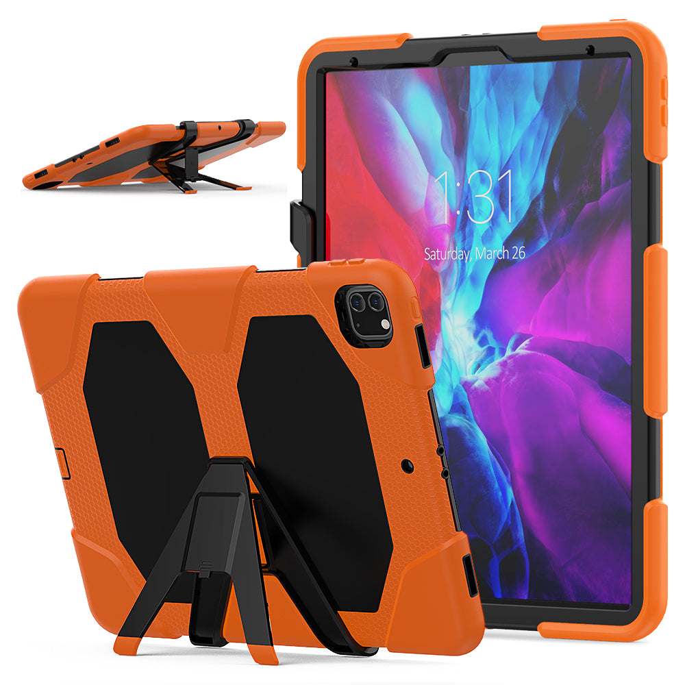 HUIXIANG Tough Box iPad Pro 12.9 2020 Case Built-in Screen Protector