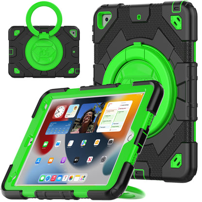 HUIXIANG Spiderman 360 Handle Grip iPad 9 Case Kids Safe