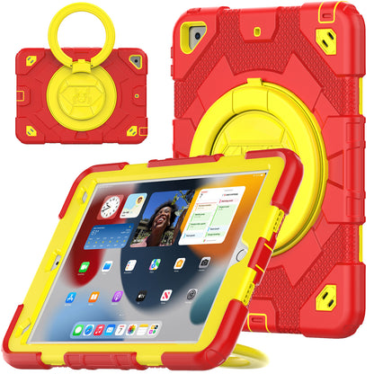 HUIXIANG Spiderman 360 Handle Grip iPad 9 Case Kids Safe