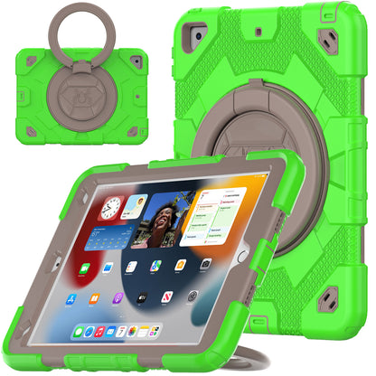 HUIXIANG Spiderman 360 Handle Grip iPad 9 Case Kids Safe