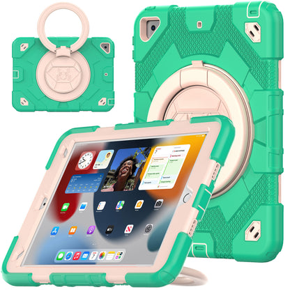 HUIXIANG Spiderman 360 Handle Grip iPad 9 Case Kids Safe