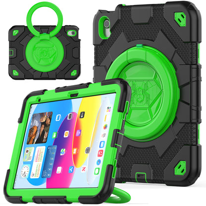 HUIXIANG Spiderman 360 Handle Grip iPad 10 Case Kids Safe