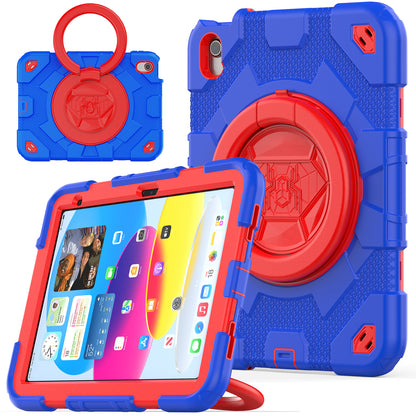 HUIXIANG Spiderman 360 Handle Grip iPad 10 Case Kids Safe