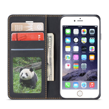 New Slim iPhone 6 6S Plus Leather Case Book Stand Wallet Magnetic