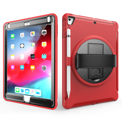 Spider Man iPad Pro 9.7 Case Genuine Leather Hand Strap Combo Rotating Stand