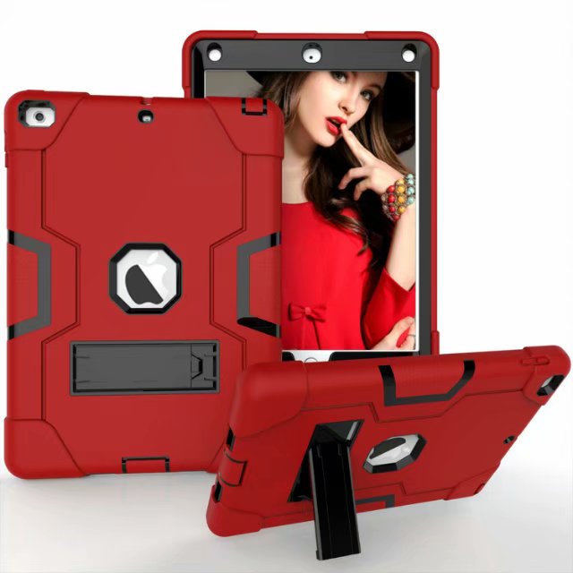 Contrast Armor iPad 5 Shockproof Case Silicone PC Full Protection Tri-layer Stand