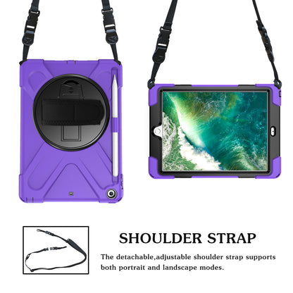 Pirate King iPad Pro 9.7 Case 360 Rotating Stand Hand Holder Shoulder Strap