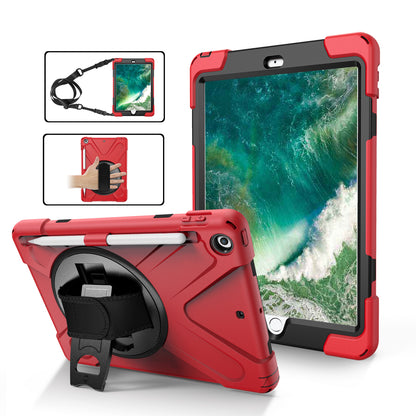 Pirate King iPad Pro 9.7 Case 360 Rotating Stand Hand Holder Shoulder Strap