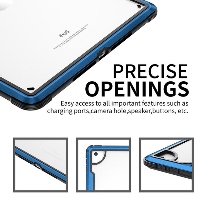 Blade Lucency iPad Pro 11 2022 Case TPU Bumper Rugged Aluminum Frame PC Back