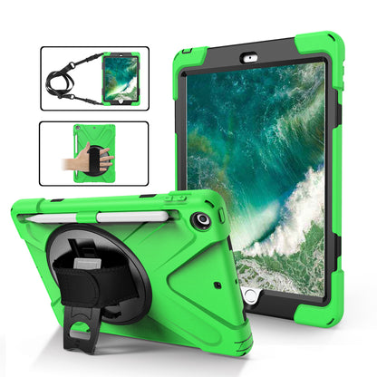 Pirate King iPad 5 Case 360 Rotating Stand with Hand Holder Shoulder Strap