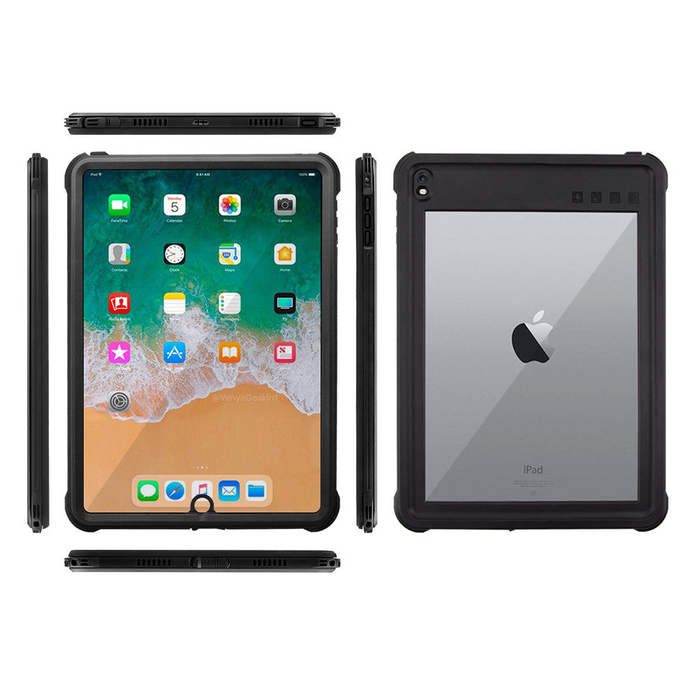 Swimming iPad Pro 9.7 Waterproof Case Underwater 2M Rotatable Holder Layard