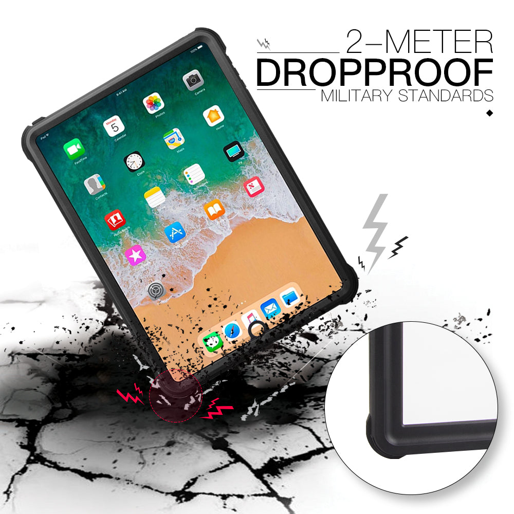 Swimming iPad Air 2 Waterproof Case Underwater 2M Rotatable Holder Layard