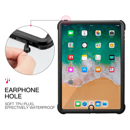 Swimming iPad Pro 9.7 Waterproof Case Underwater 2M Rotatable Holder Layard