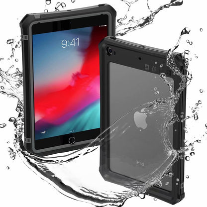 Swimming iPad Mini 5 Waterproof Case Underwater 2M Rotatable Holder Layard