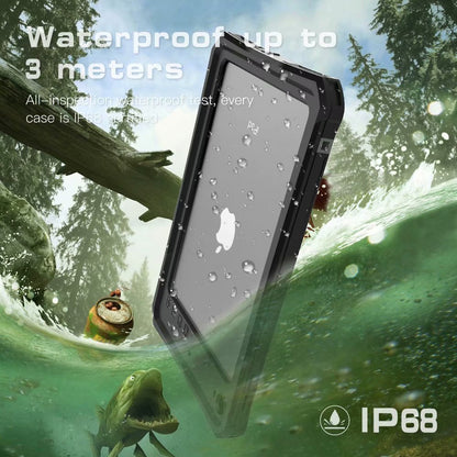 Swimming iPad Mini 5 Waterproof Case Underwater 2M Rotatable Holder Layard