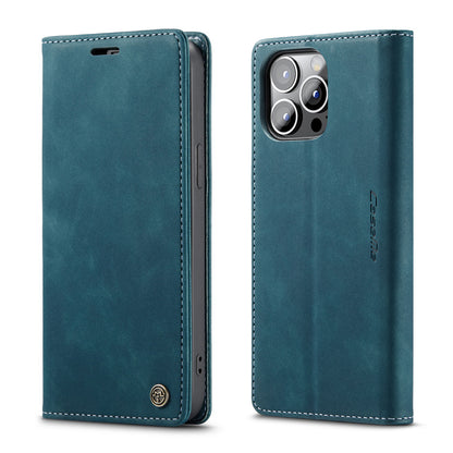 Book Classical iPhone 13 Pro Max Leather Case Retro Slim Wallet Stand