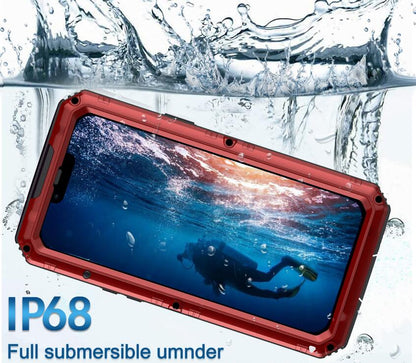 Wolf Warrior Apple iPhone 14 Waterproof Case Metal 360 Degree Full Protection 4-In-1 Diving 2M