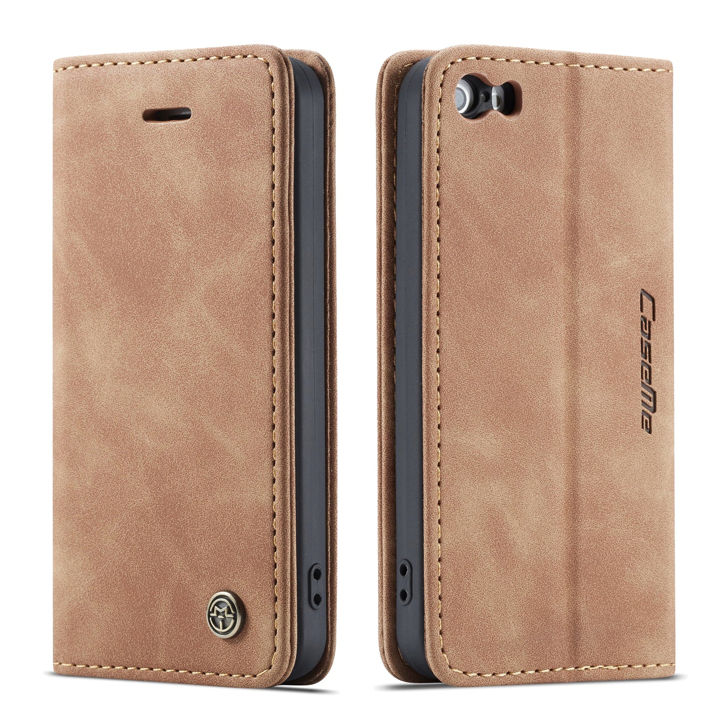 Book Classical iPhone 5/5s Leather Case Retro Slim Wallet Stand
