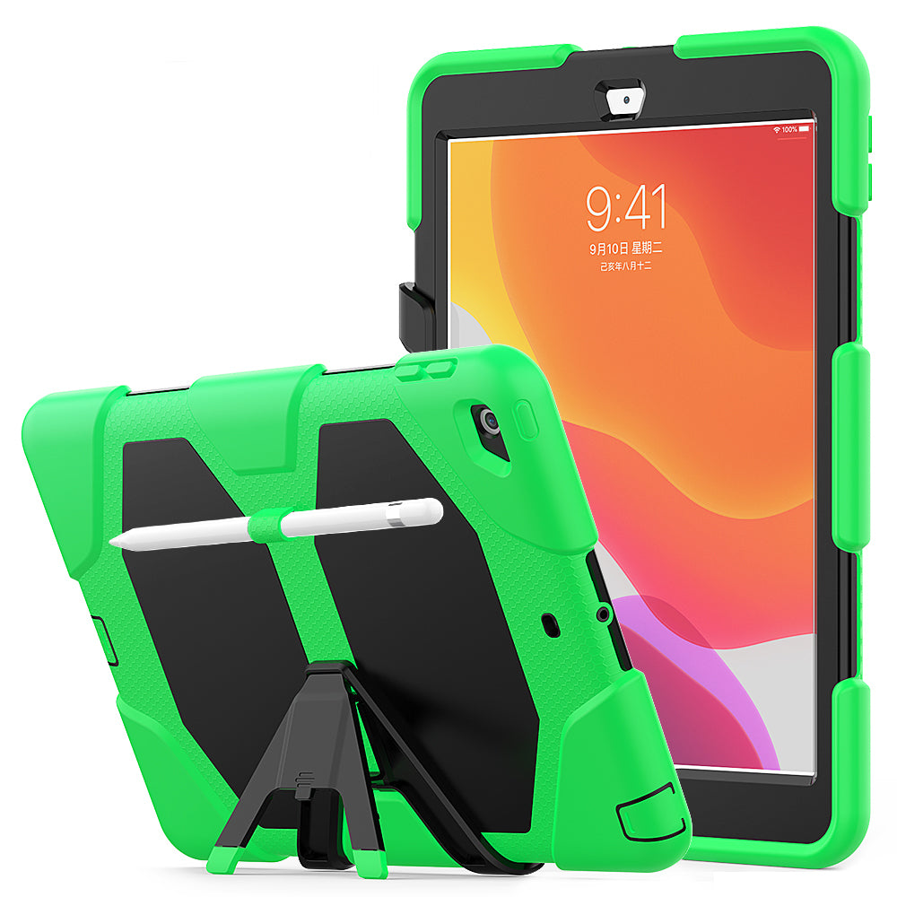 Tough Box iPad 7 Shockproof Case Detachable Stand with Built-in Screen Protector