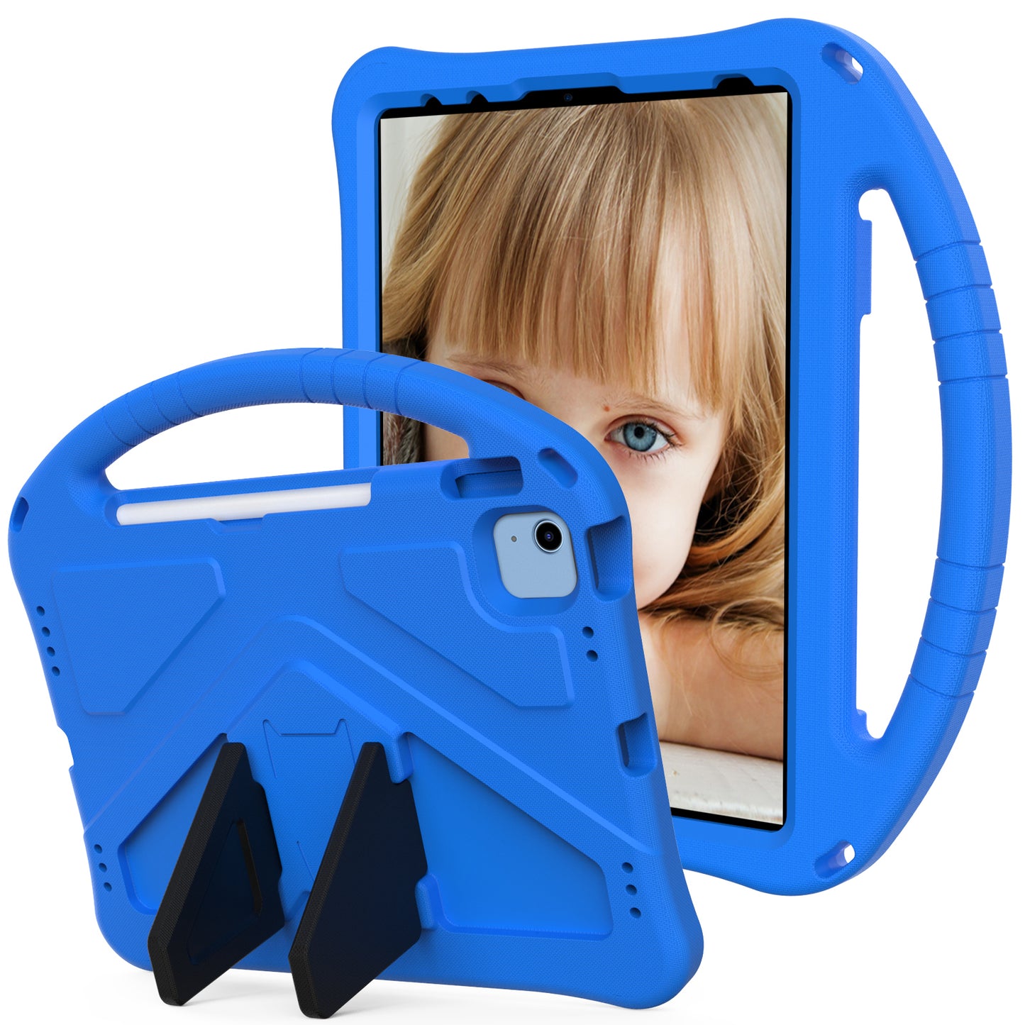 Great Flying Man iPad 10 EVA Case Hand Handle Stand Military Protection Kids Safety