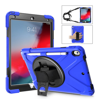 Pirate King iPad Pro 10.5 Case 360 Rotating Stand with Hand Holder Shoulder Strap