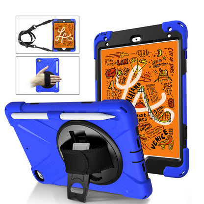 Pirate King iPad Mini 4 Case 360 Rotating Stand with Hand Holder Shoulder Strap